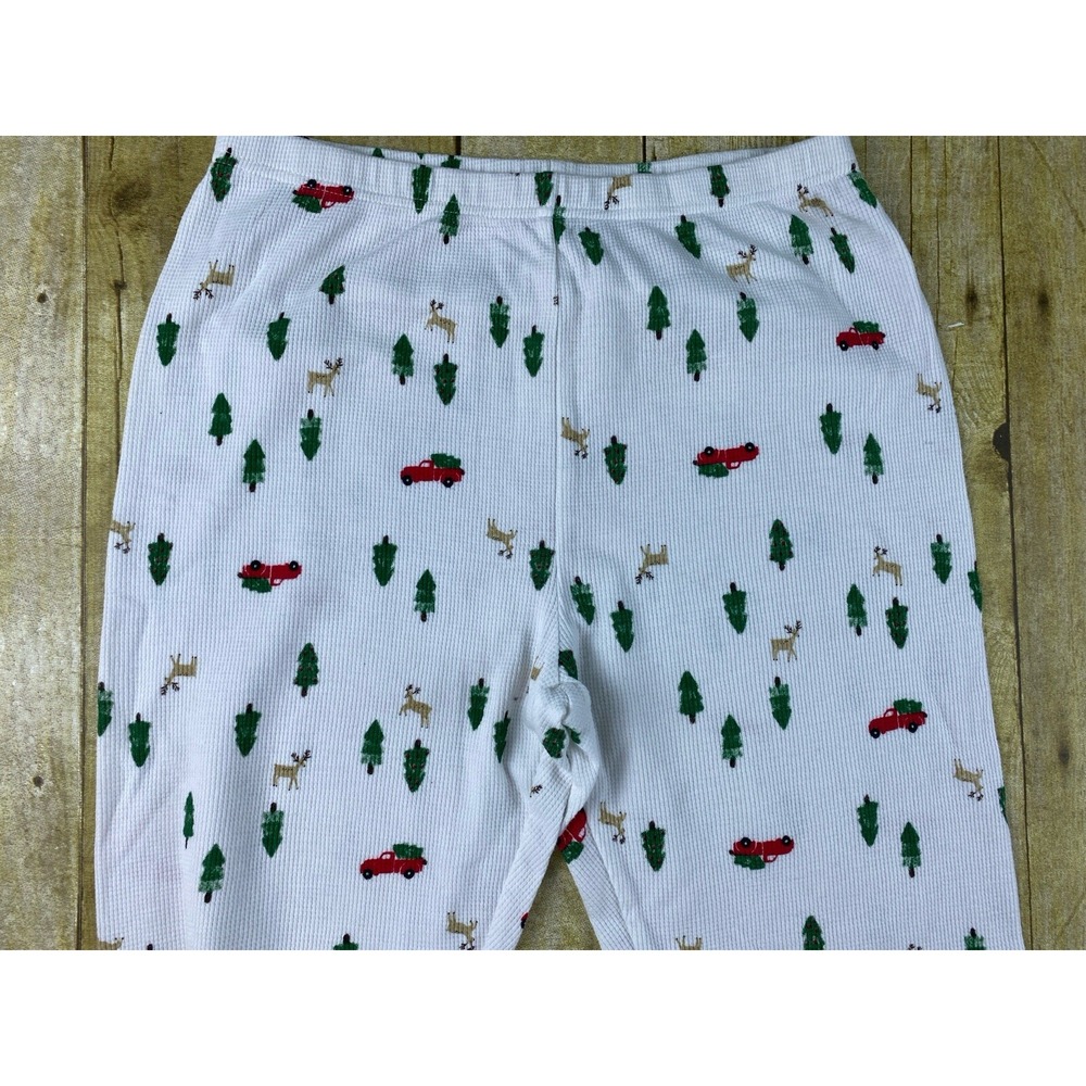 Carters Adult Size Medium Waffle‎ Texture Joggers Winter Theme Red Pick Up